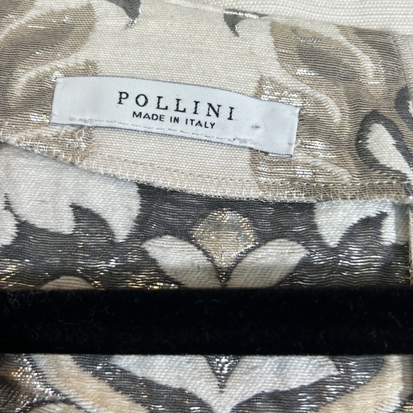 Pollini Metallic Floral Brocade Mini Dress - Picture 6 of 7